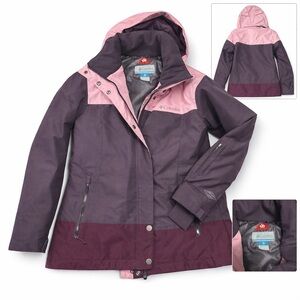 Columbia Two-Tone Pink and Purple Jacket